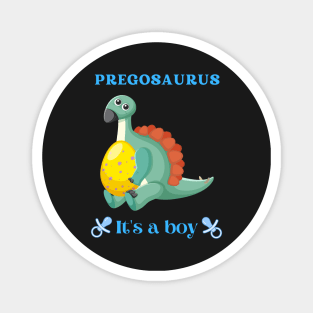 Preggosaurus cute pregnancy dinosaur for a mom to be Magnet